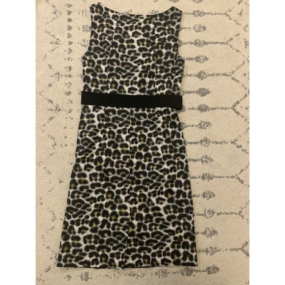 Ann Taylor Sleeveless Cheetah Print Dress 2 - Picture 5 of 5